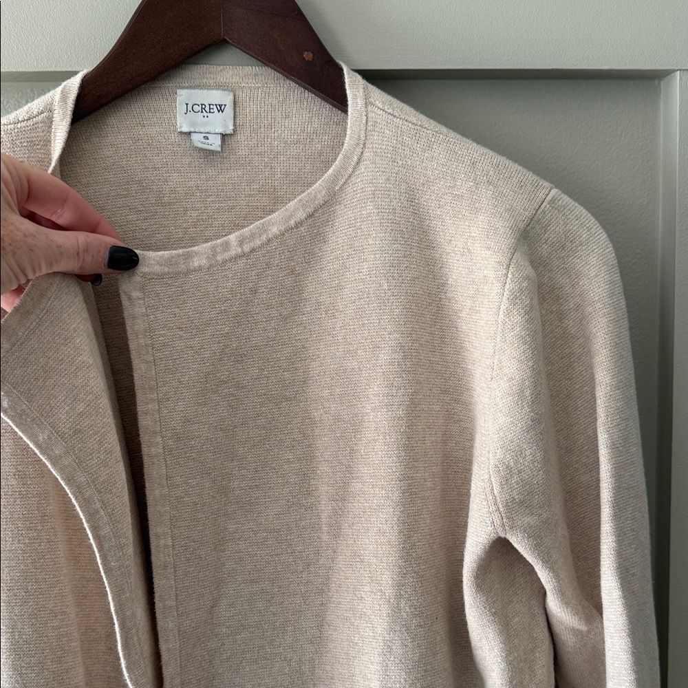 J. Crew Juliette Collarless Sweater Blazer Open Cardigan - Picture 5 of 8